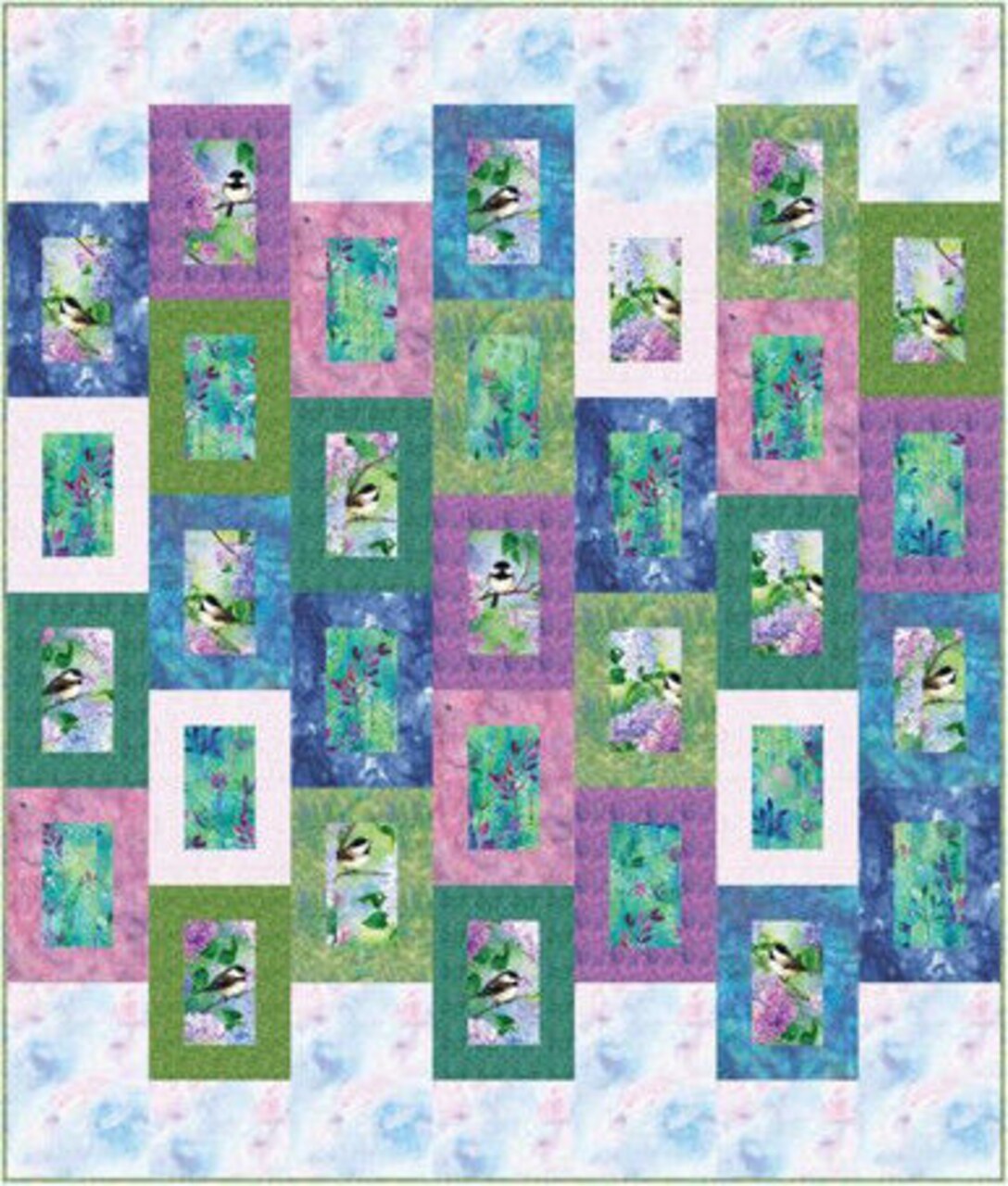 Sideways Quilt Pattern by Lisa Routh Alley - Five Sizes - Bear Hug Quillworks